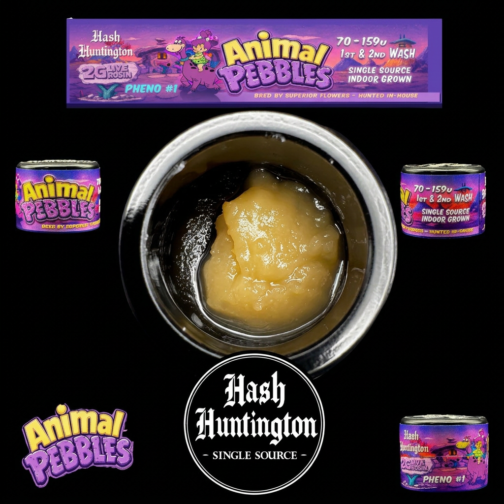 Animal Pebbles live rosin — 2G, 70–159µ
